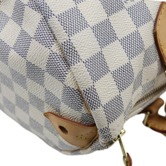 Louis Vuitton Speedy 30 Damier Azur Satchel Bag White - Picture 6 of 14